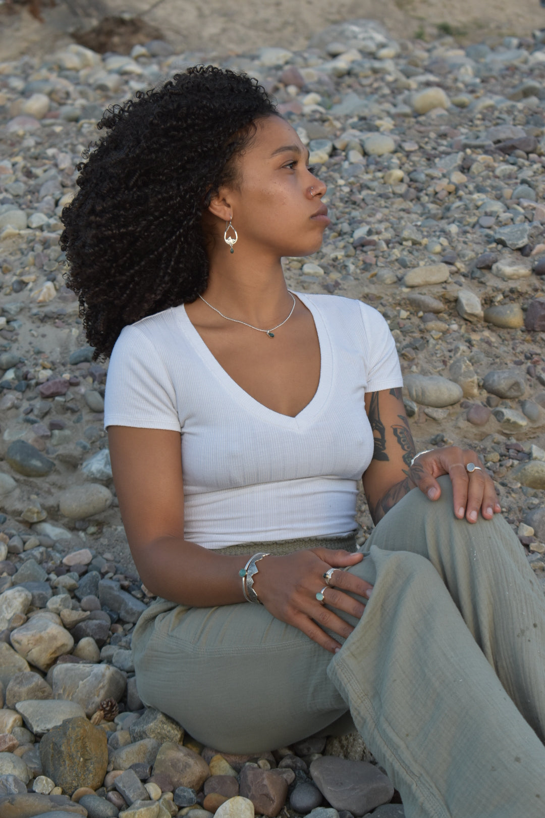 Teton Horseshoe Earrings