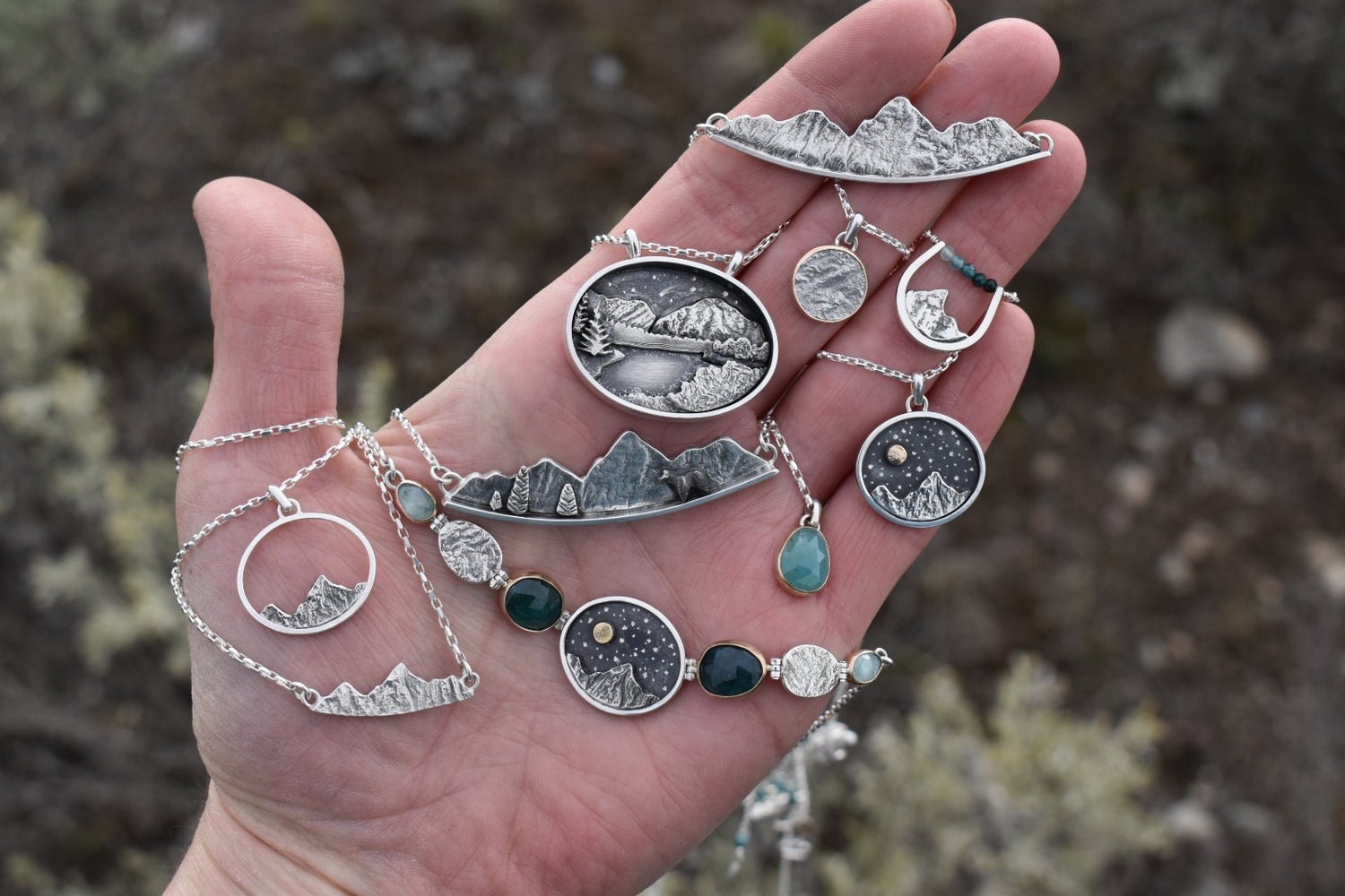 Necklaces of The Teton Collection