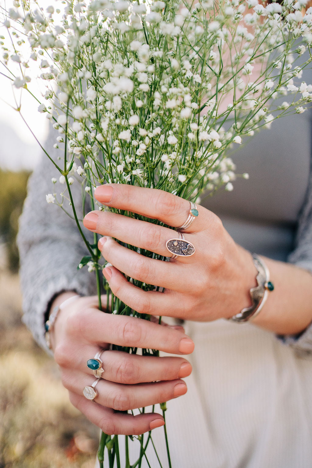 Grandidierite Stacking Ring