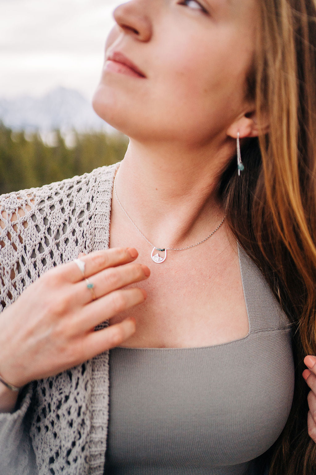 Teton Horseshoe Necklace