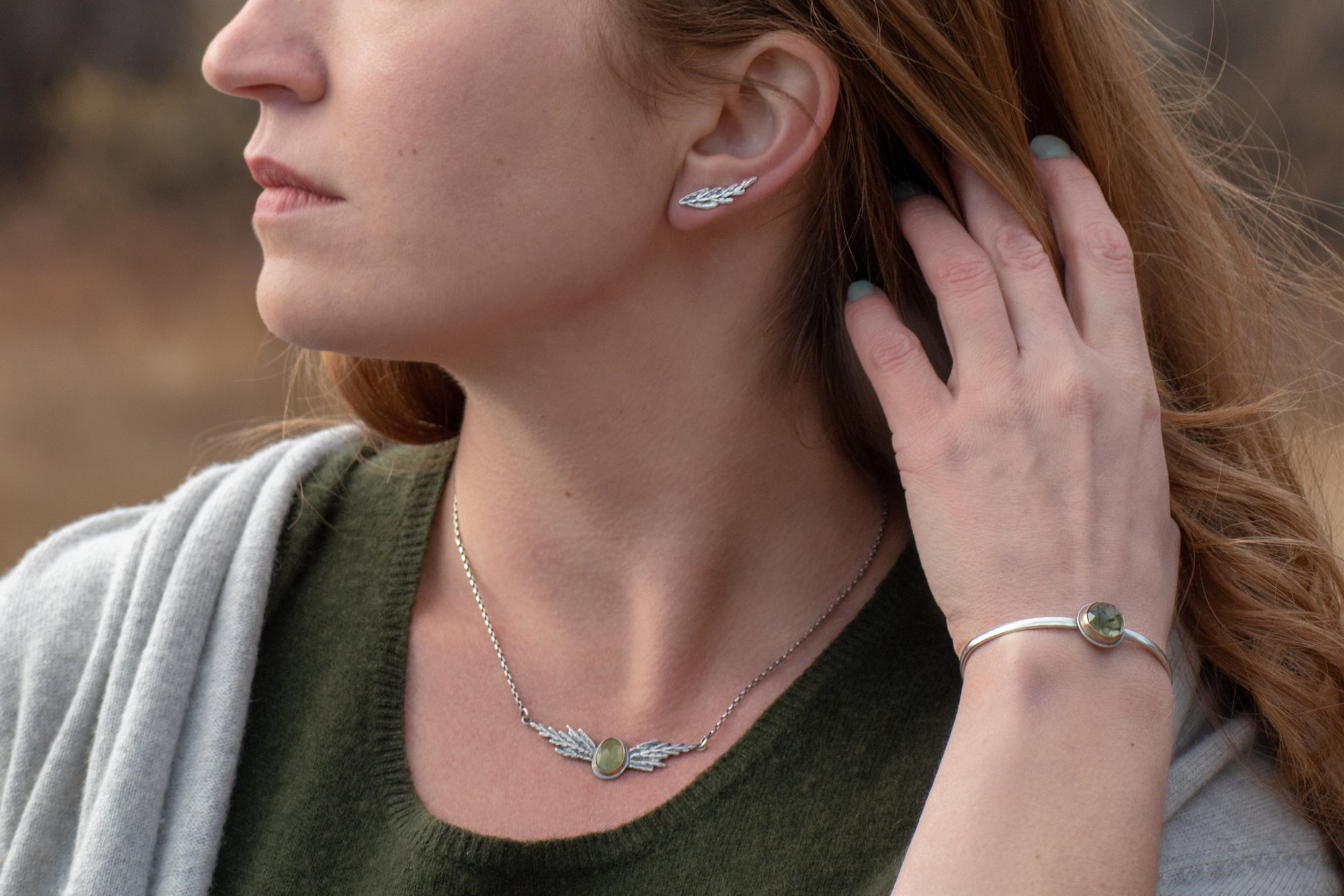 Green Rutile Cuff